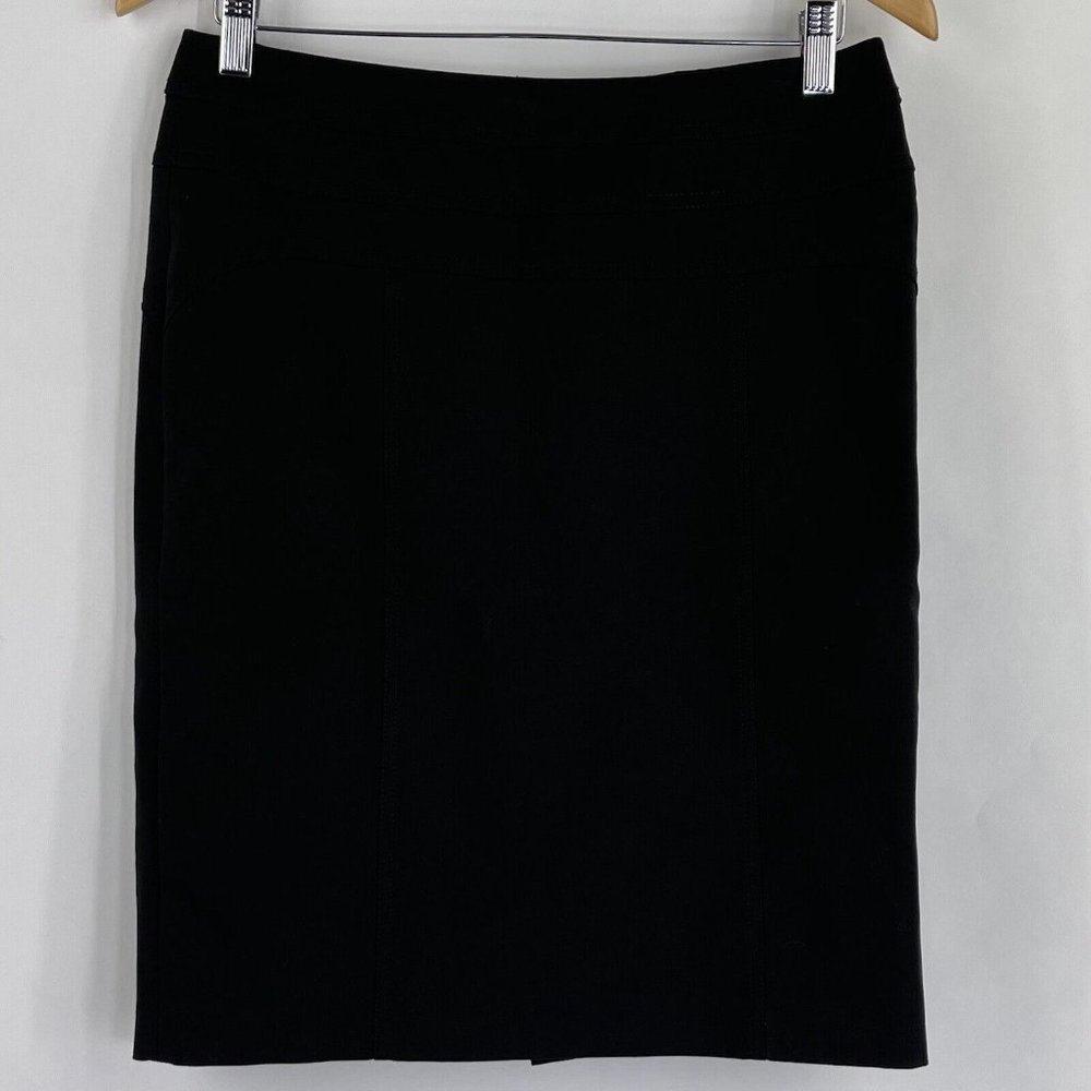 INC International Concepts Skirt Womens 10 Black Stretch